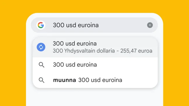 Käyttäjä kirjoitti Chromen osoitepalkkiin 